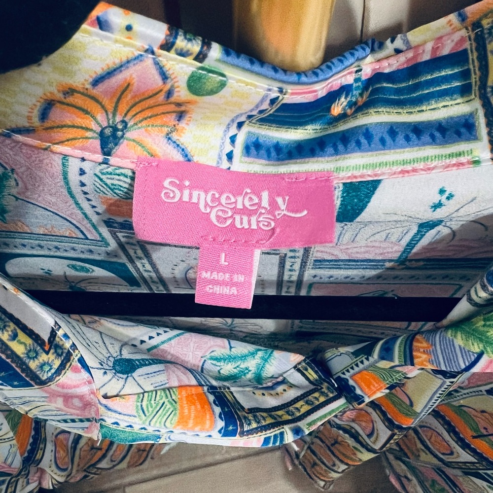 Sincerely Jules Multicolor Button Down Shirt - image 3